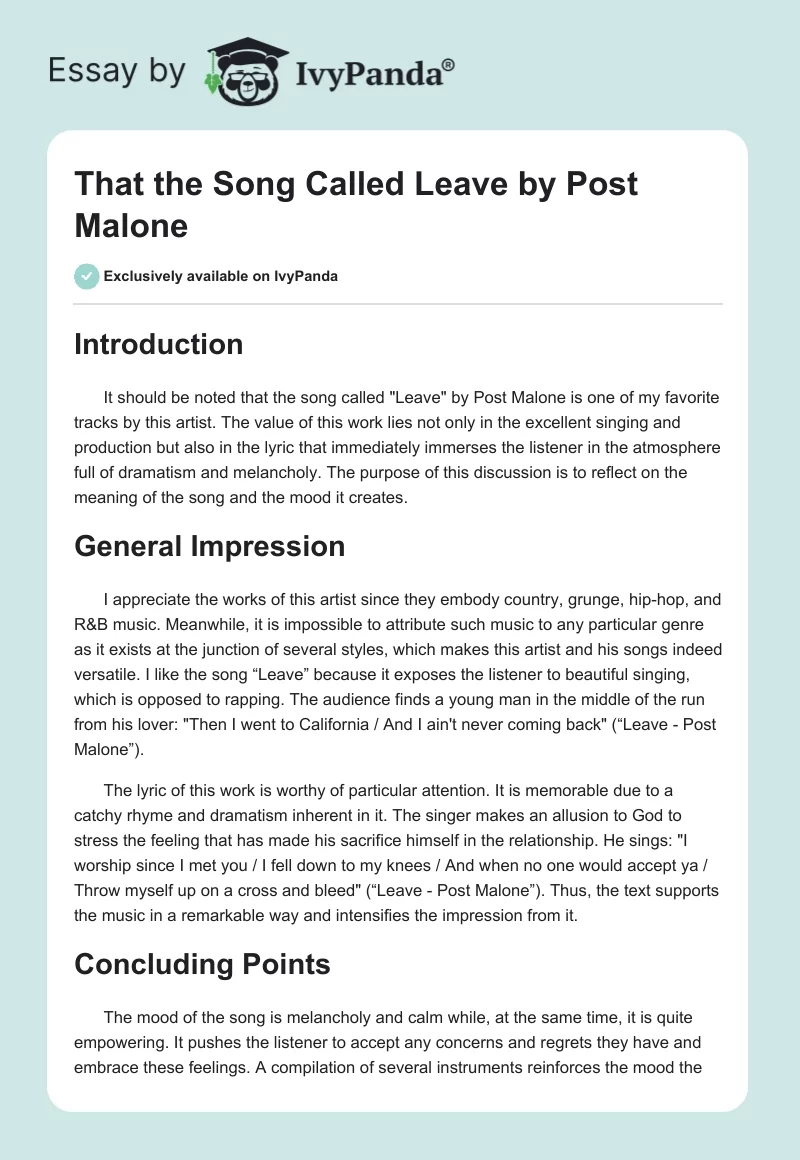 Slang Words Analysis On Post Malone's Song Lyrics WOW: Nadya
