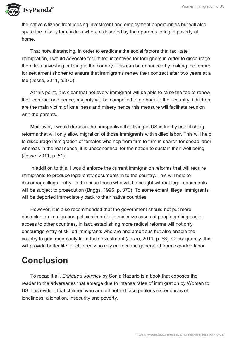 Women Immigration to US. Page 4