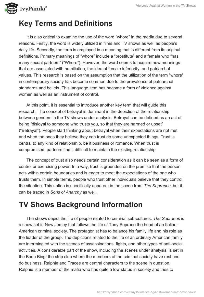 Violence Against Women in the TV Shows. Page 2