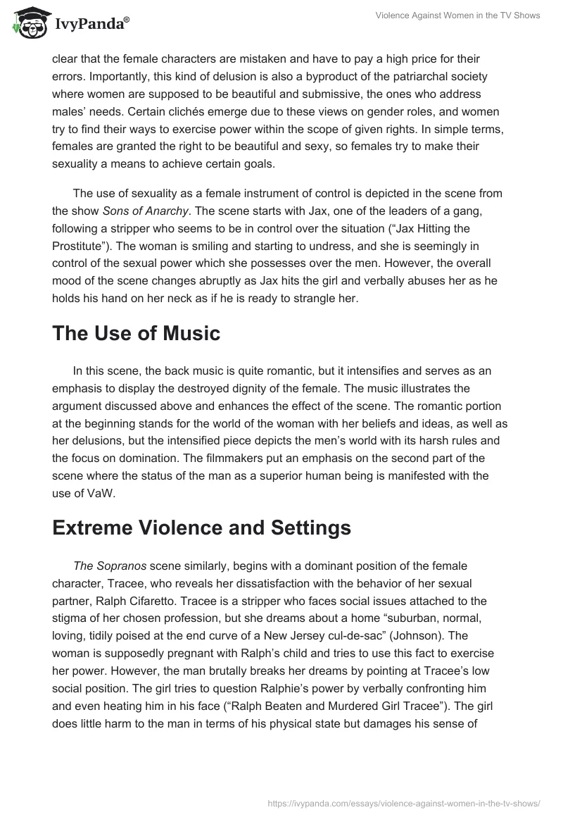 Violence Against Women in the TV Shows. Page 4