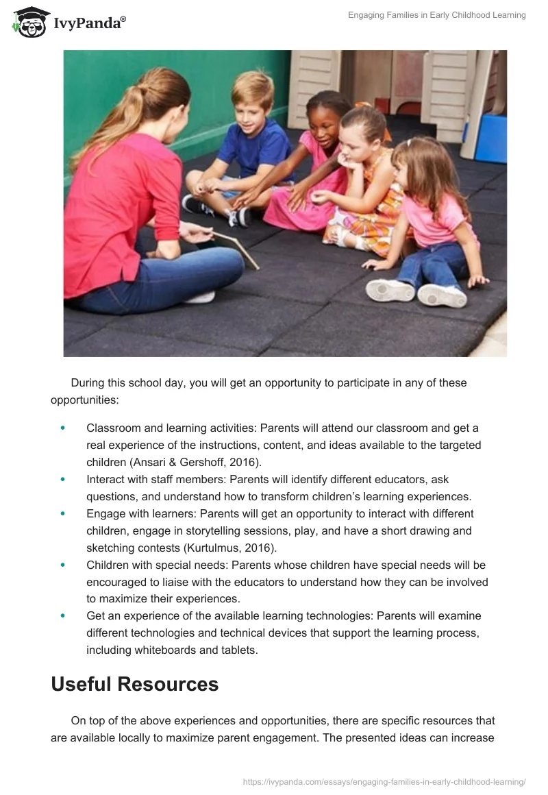 Engaging Families in Early Childhood Learning. Page 2