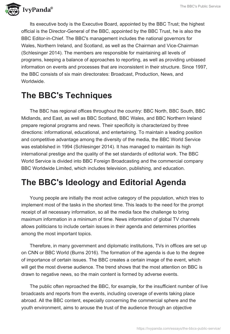 The BBC's Public Service. Page 2