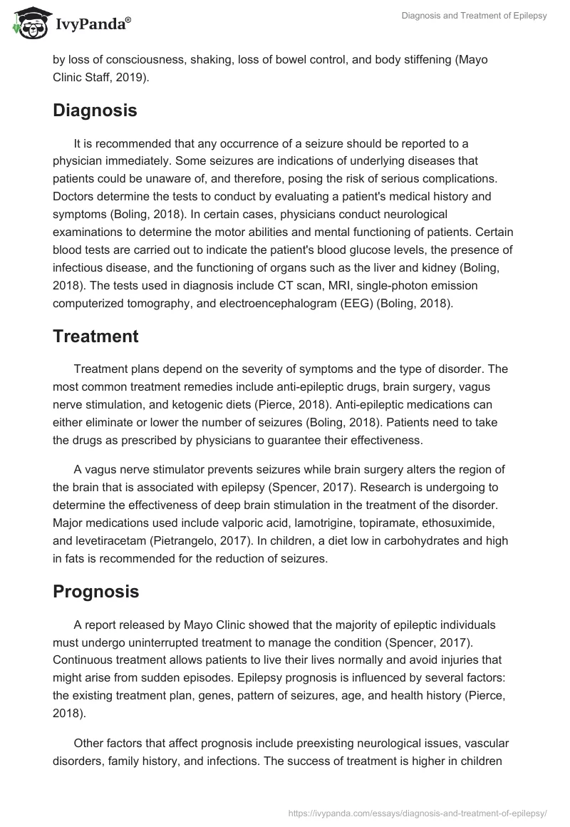 Diagnosis and Treatment of Epilepsy. Page 3