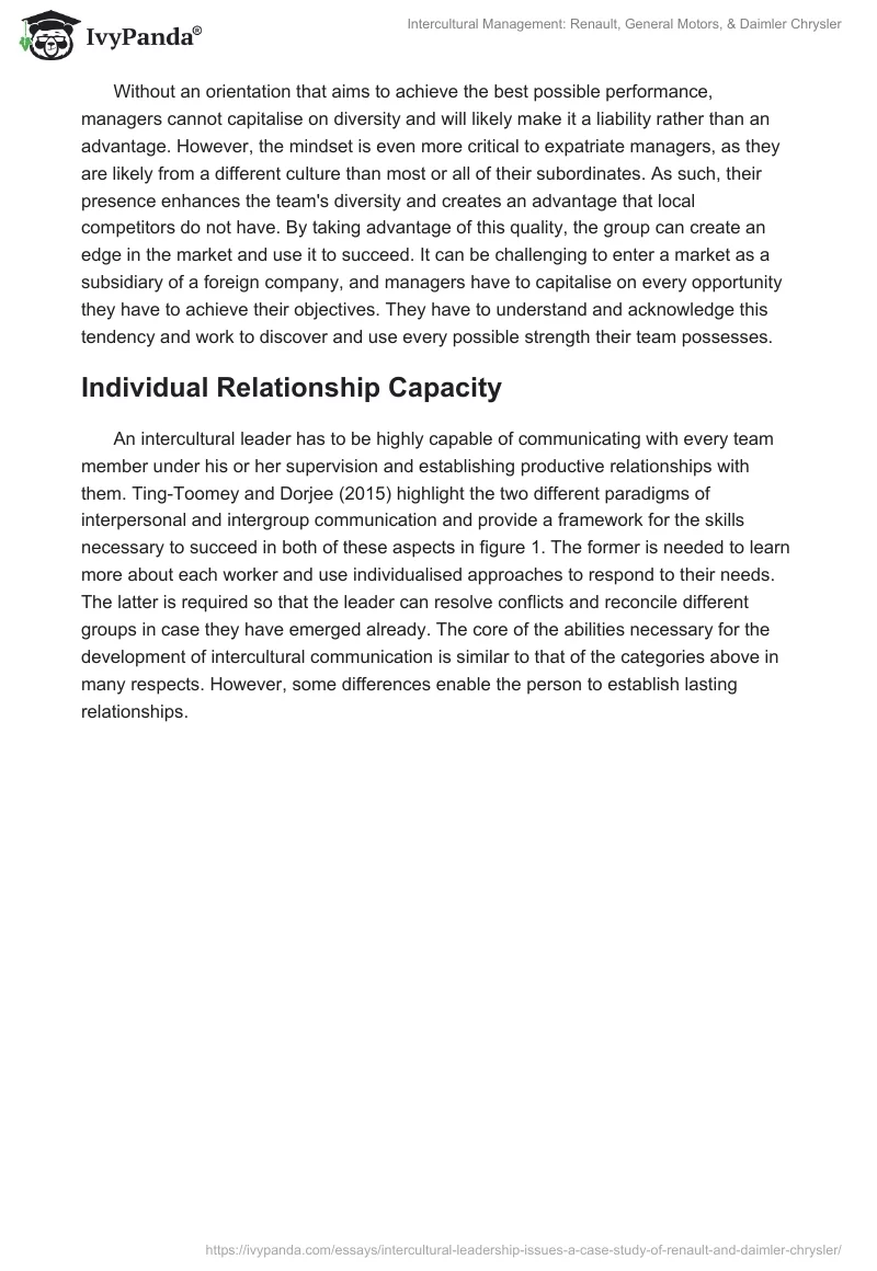 Intercultural Management: Renault, General Motors, & Daimler Chrysler. Page 3