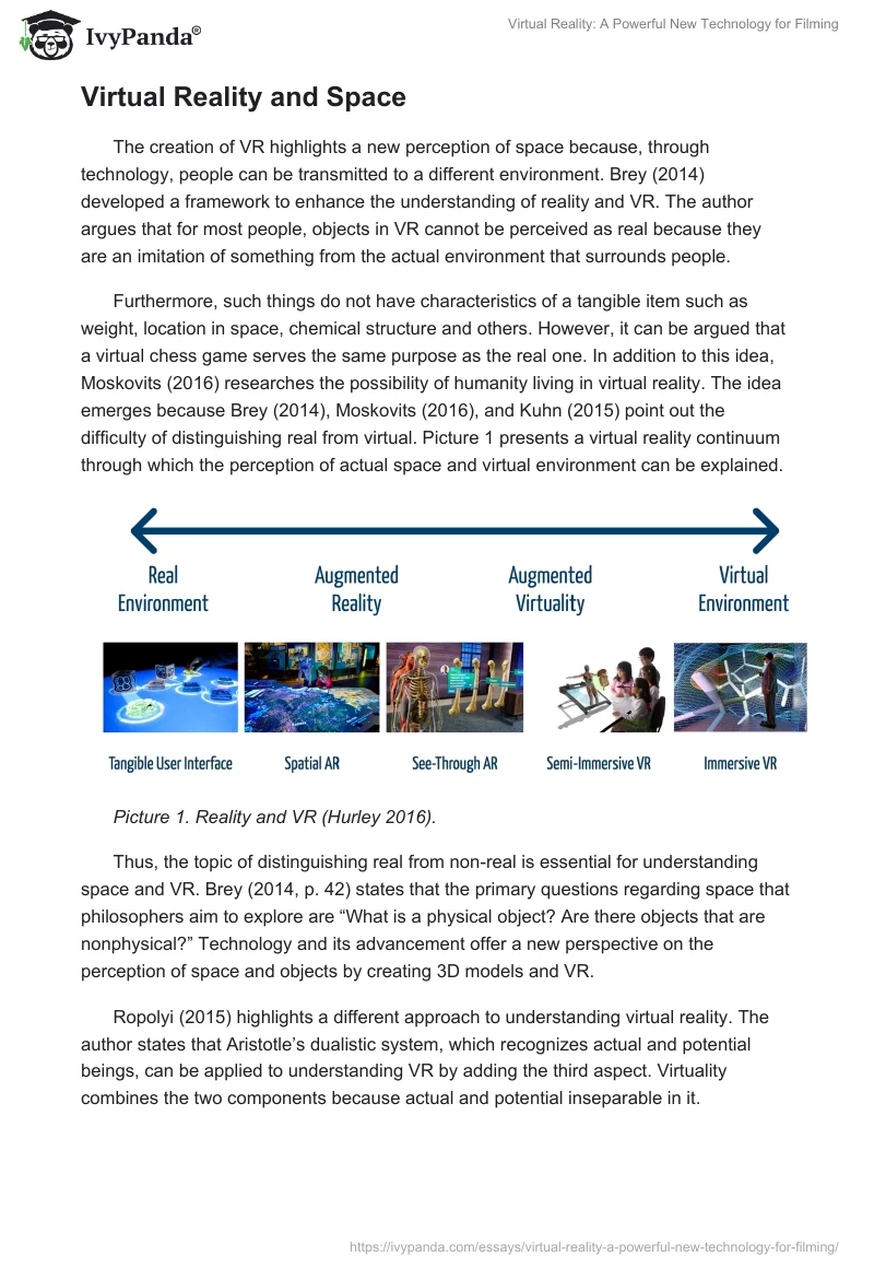 Virtual Reality: A Powerful New Technology for Filming. Page 2