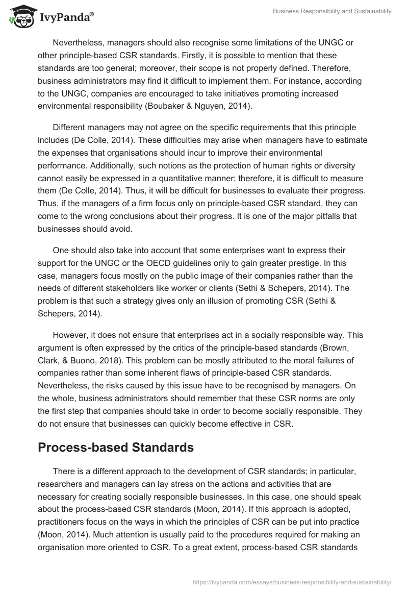 Business Responsibility and Sustainability. Page 4