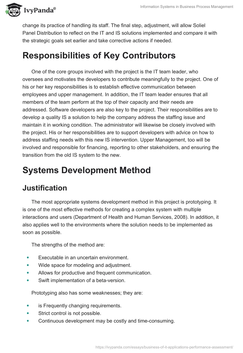 Information Systems in Business Process Management. Page 2