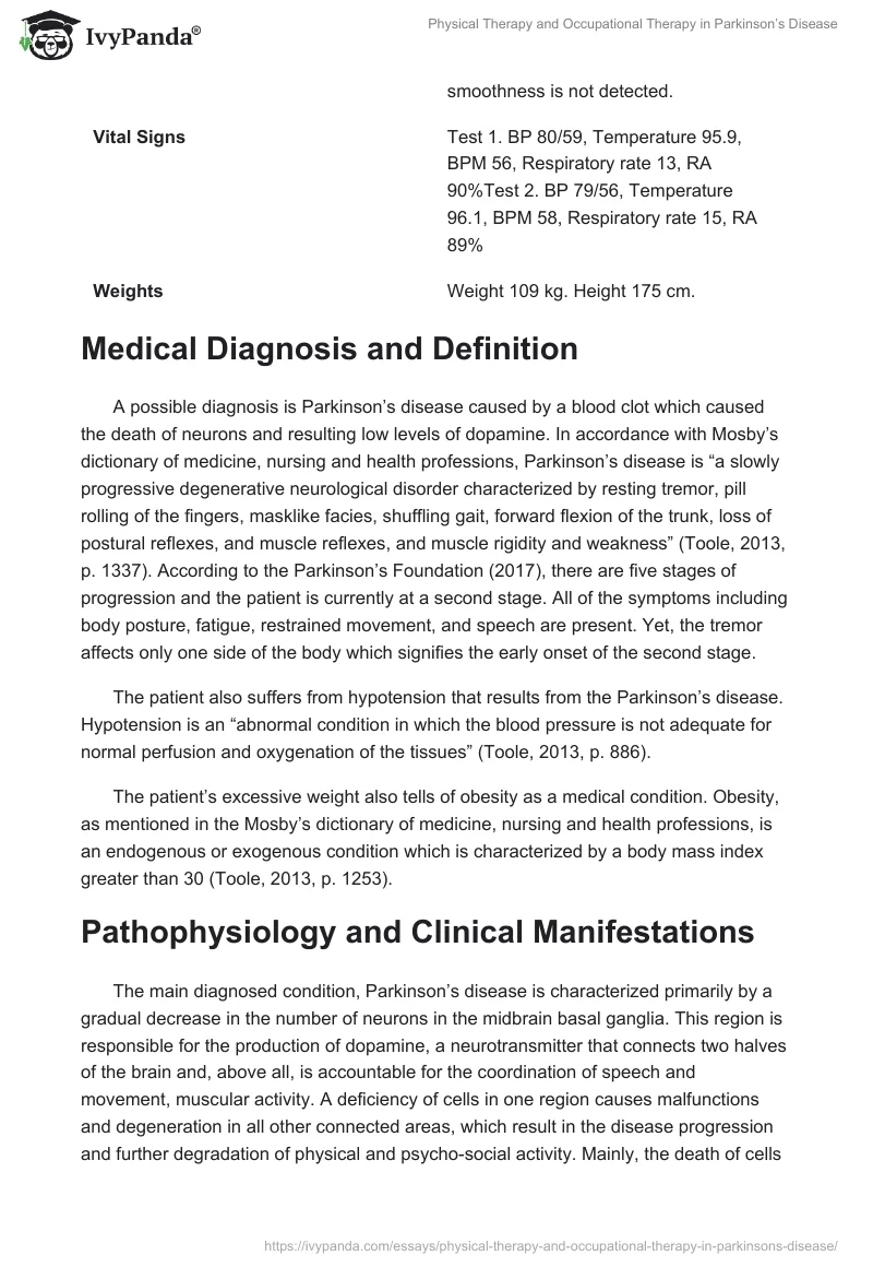Physical Therapy and Occupational Therapy in Parkinson’s Disease. Page 3