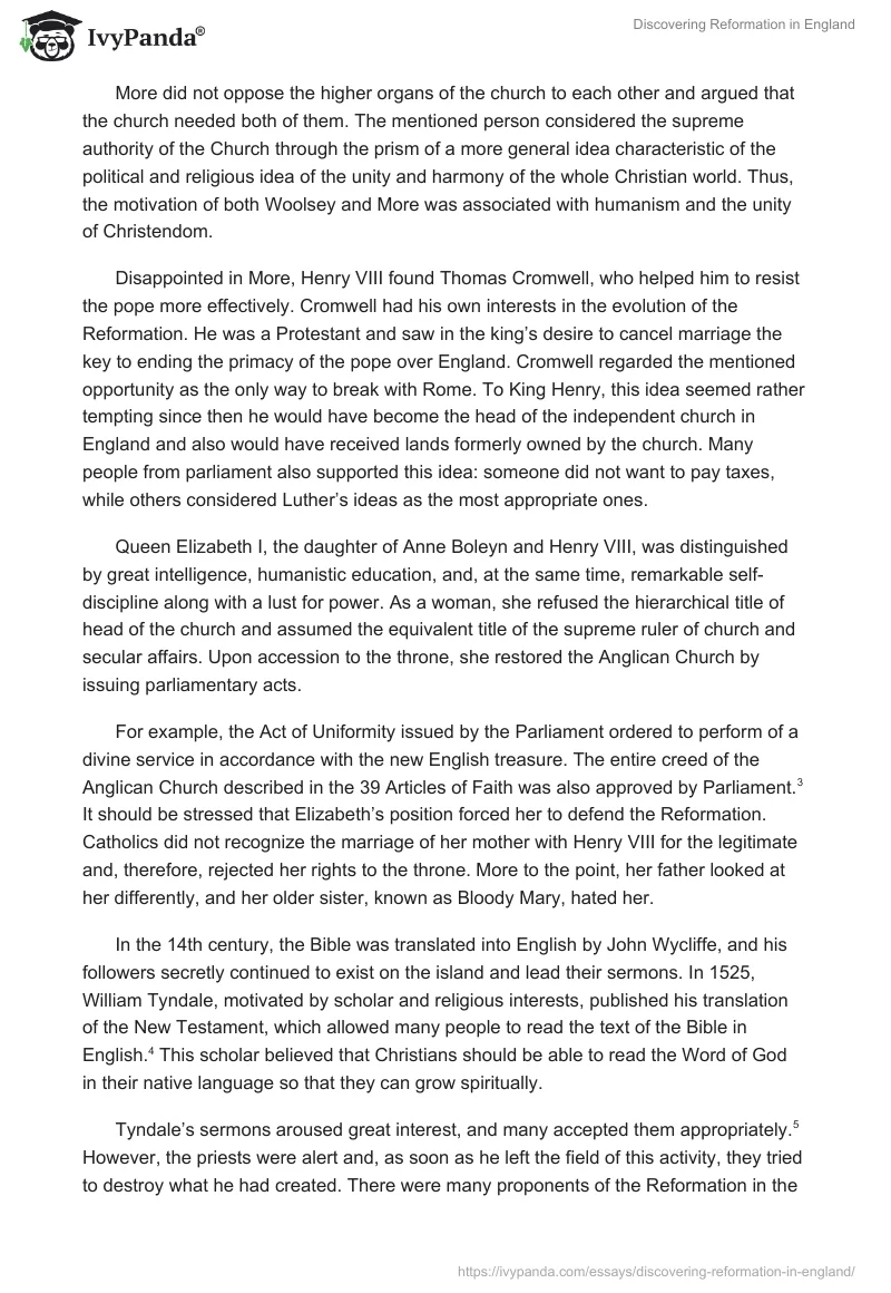 Discovering Reformation in England. Page 2