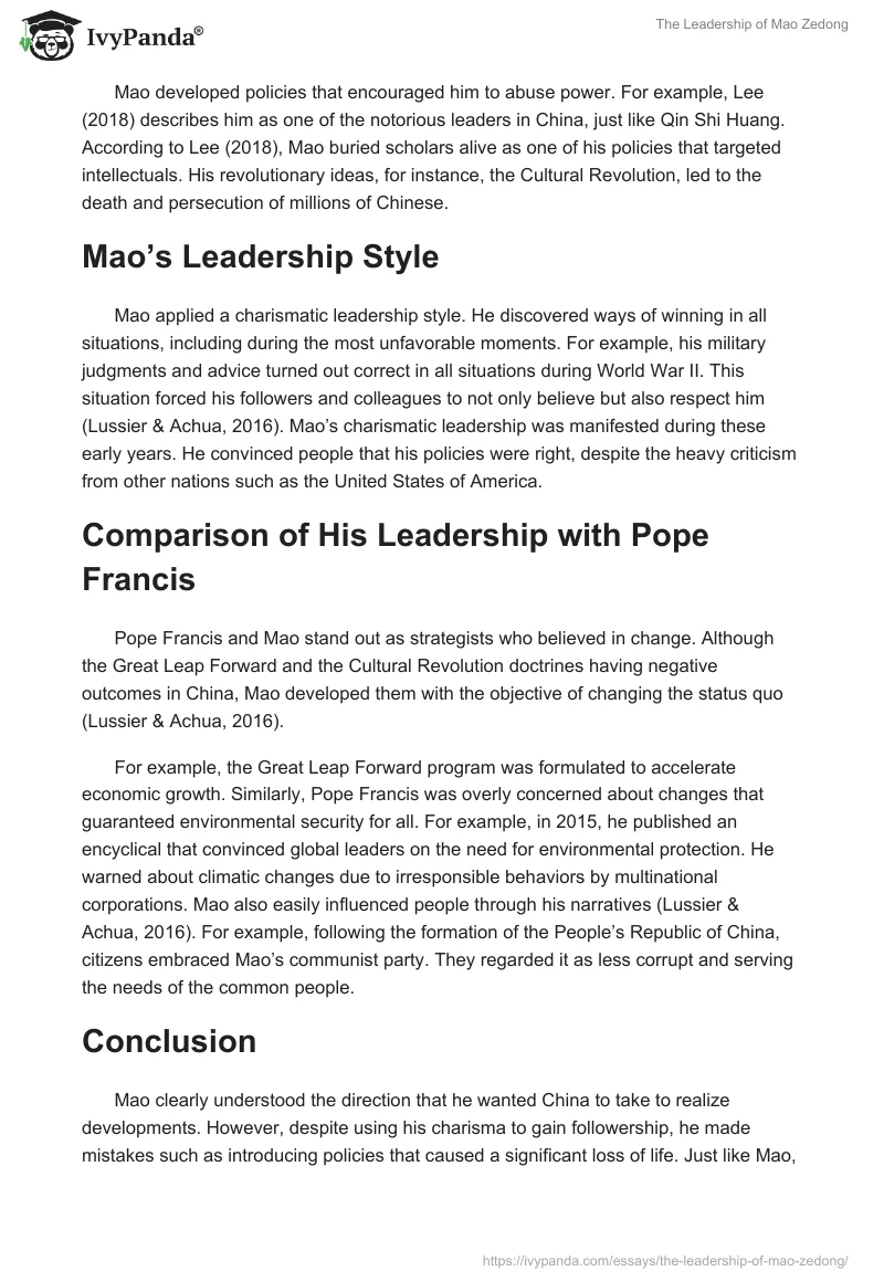 The Leadership of Mao Zedong. Page 2