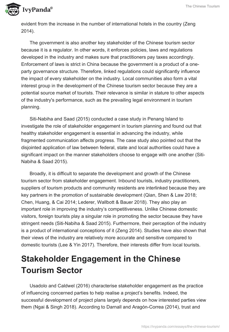 The Chinese Tourism. Page 4