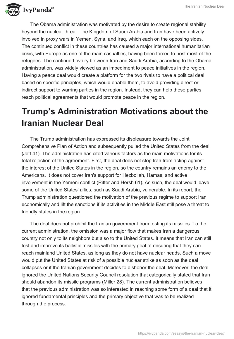 The Iranian Nuclear Deal. Page 3