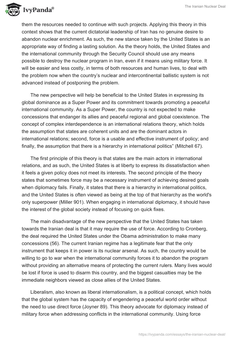 The Iranian Nuclear Deal. Page 5