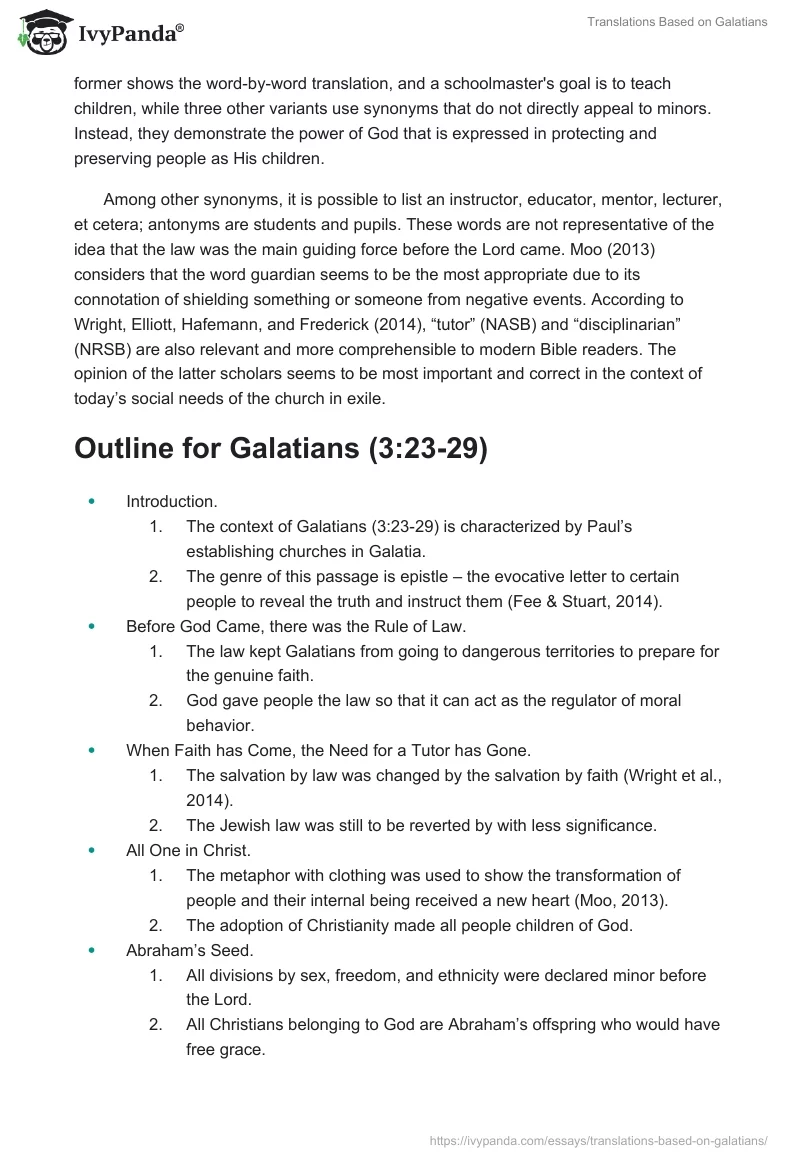 Translations Based on Galatians. Page 4