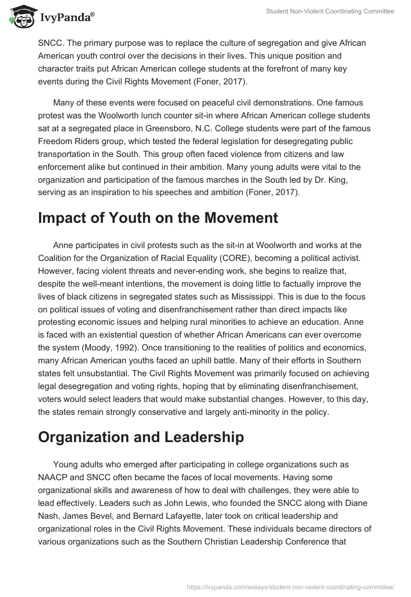 Student Non-Violent Coordinating Committee. Page 3