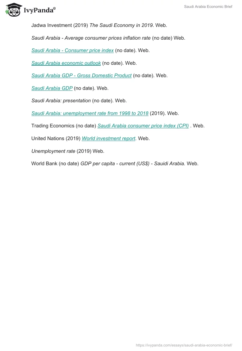 Saudi Arabia Economic Brief. Page 5