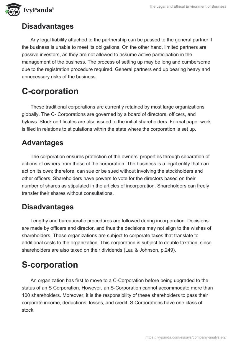 The Legal and Ethical Environment of Business. Page 4
