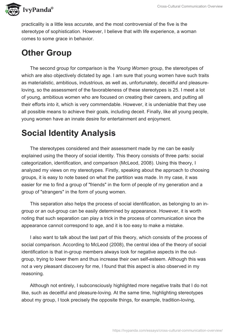 Cross-Cultural Communication Overview. Page 2