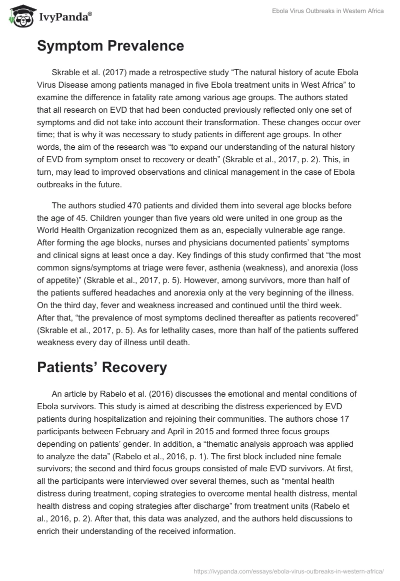 Ebola Virus Outbreaks in Western Africa. Page 2