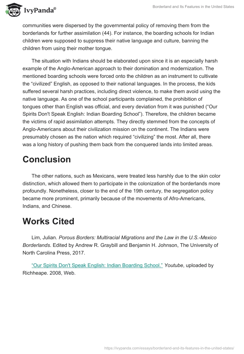 Borderland and Its Features in the United States. Page 2