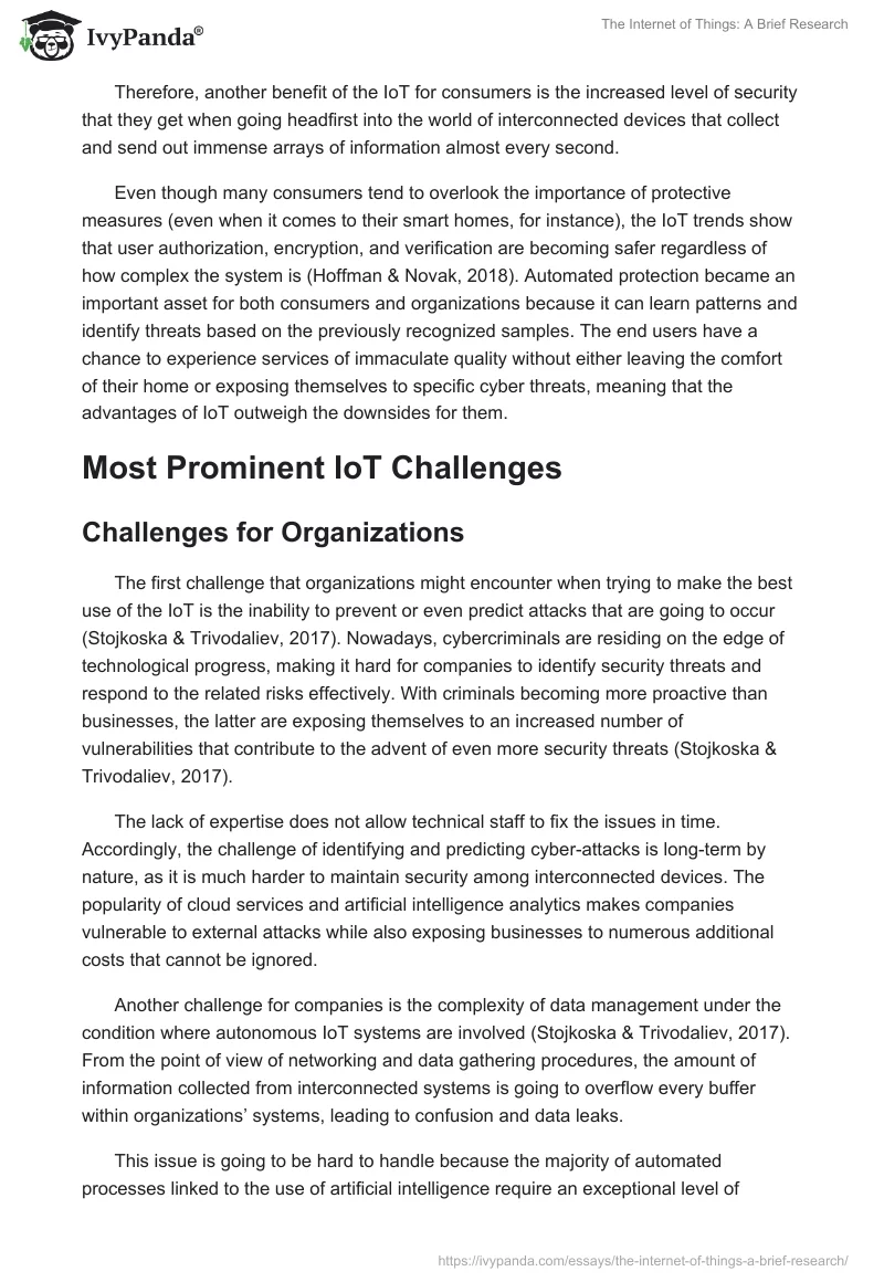 The Internet of Things: A Brief Research. Page 4