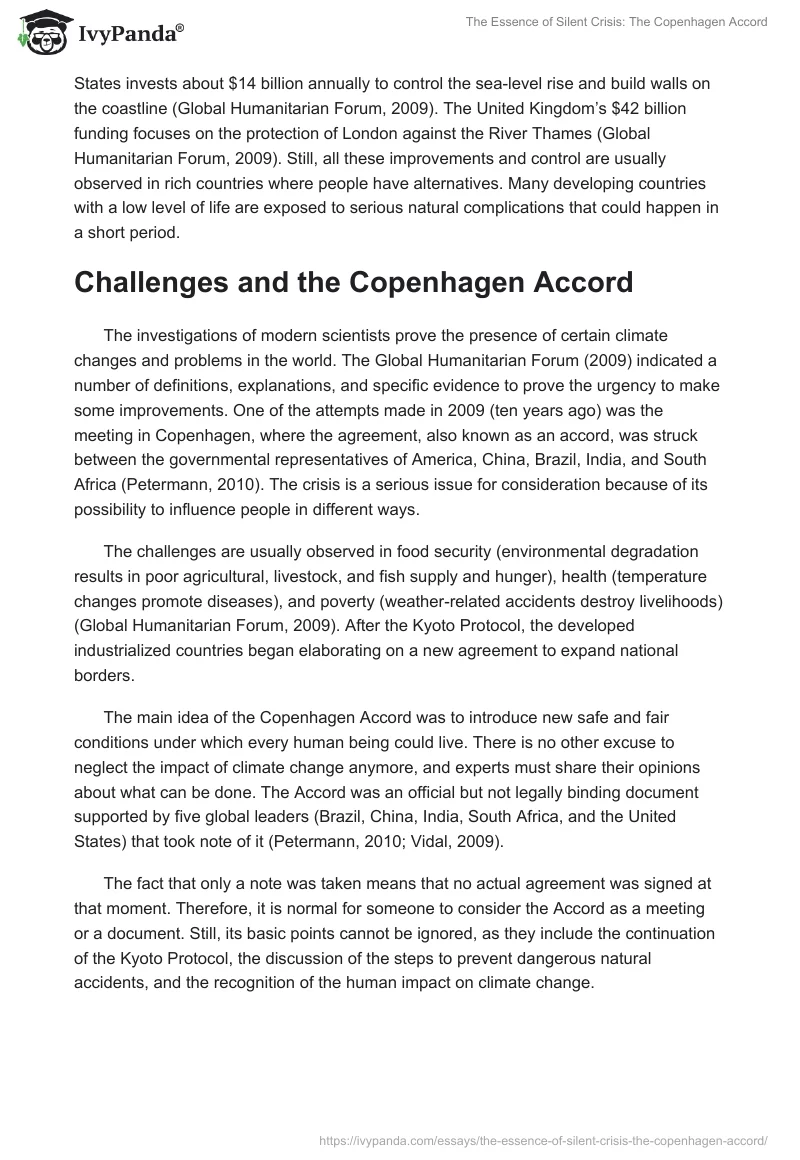 The Essence of Silent Crisis: The Copenhagen Accord. Page 4