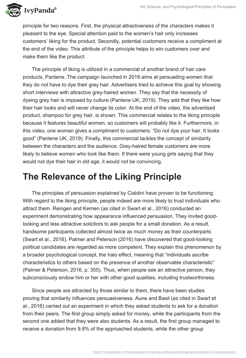 Art, Science, and Psychological Principles of Persuasion. Page 2