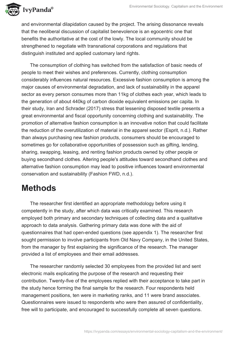 Environmental Sociology. Capitalism and the Environment. Page 4