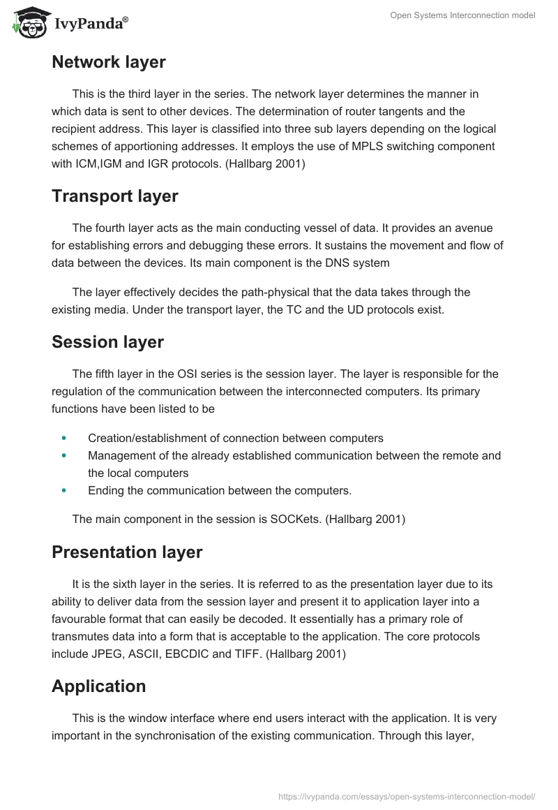 Open Systems Interconnection model. Page 2