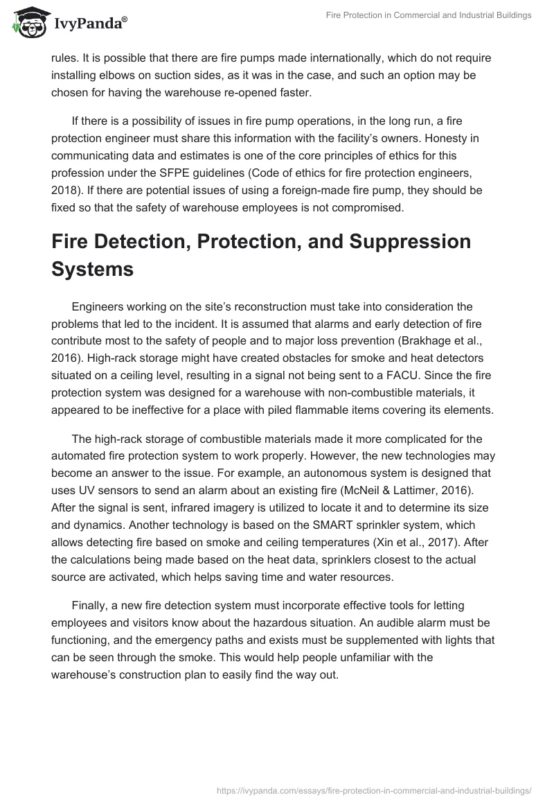 Fire Protection in Commercial and Industrial Buildings. Page 3