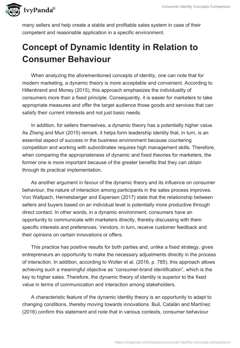 Consumer Identity Concepts Comparison. Page 3