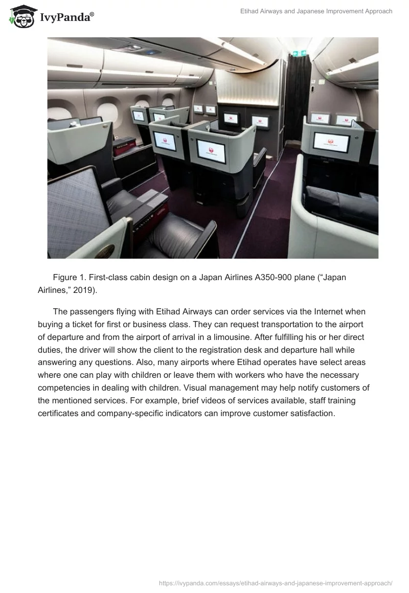 Etihad Airways and Japanese Improvement Approach. Page 4