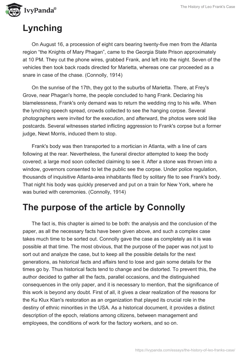 The History of Leo Frank's Case. Page 4