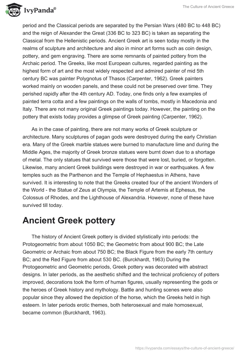 The Culture of Ancient Greece. Page 2
