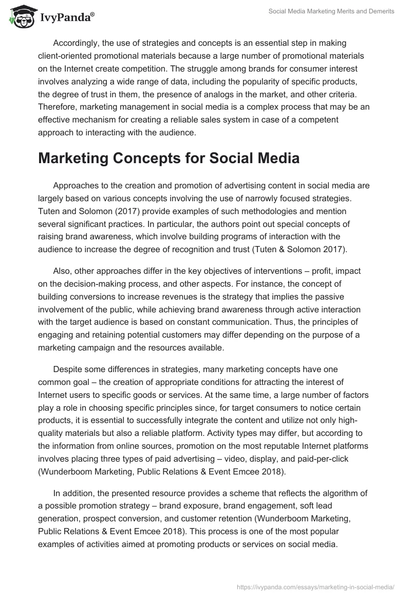 Social Media Marketing and Brand Communication. Page 3