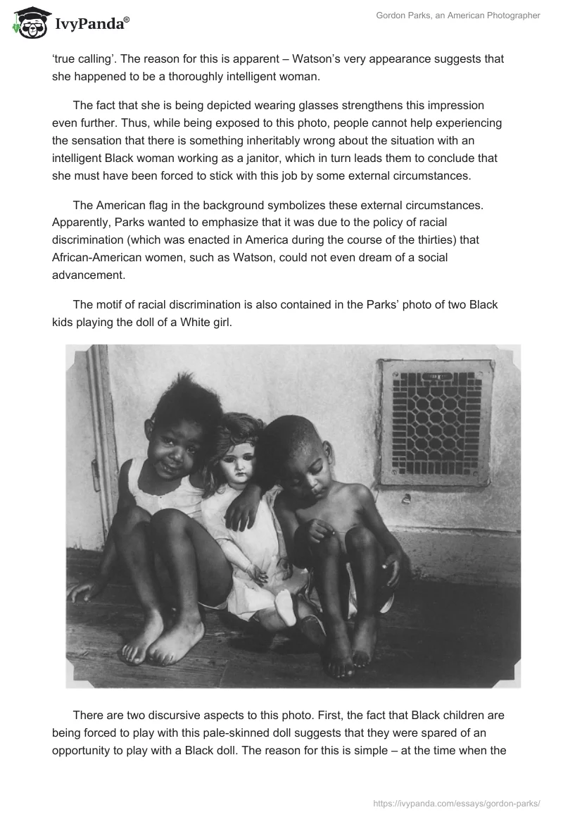 Gordon Parks, an American Photographer. Page 4