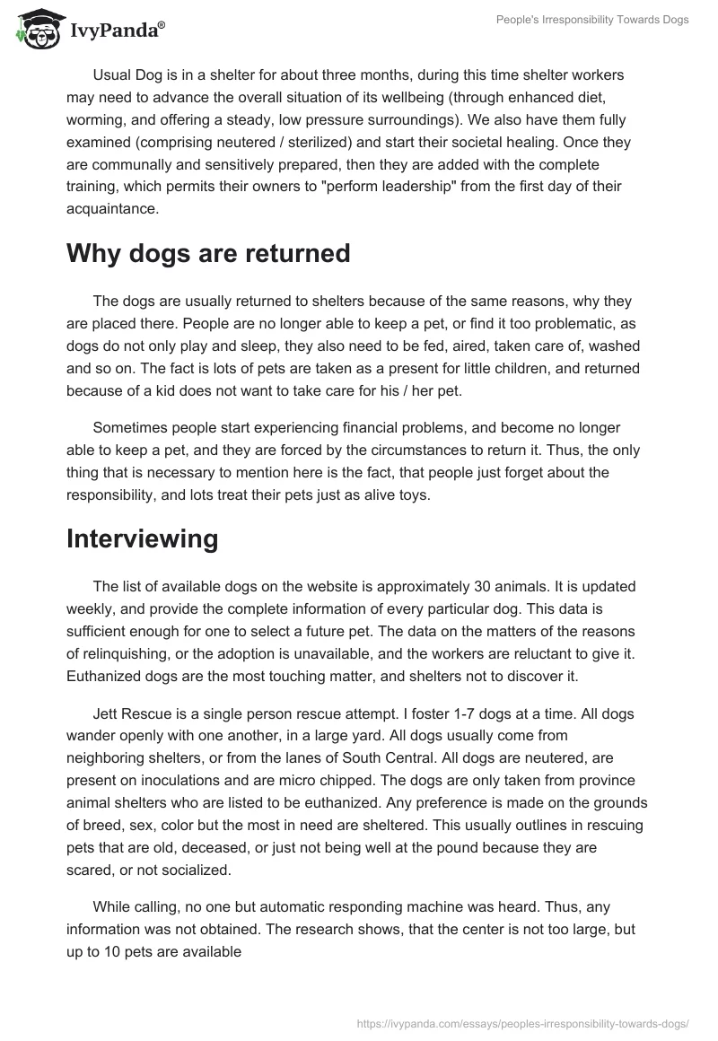 People's Irresponsibility Towards Dogs. Page 3