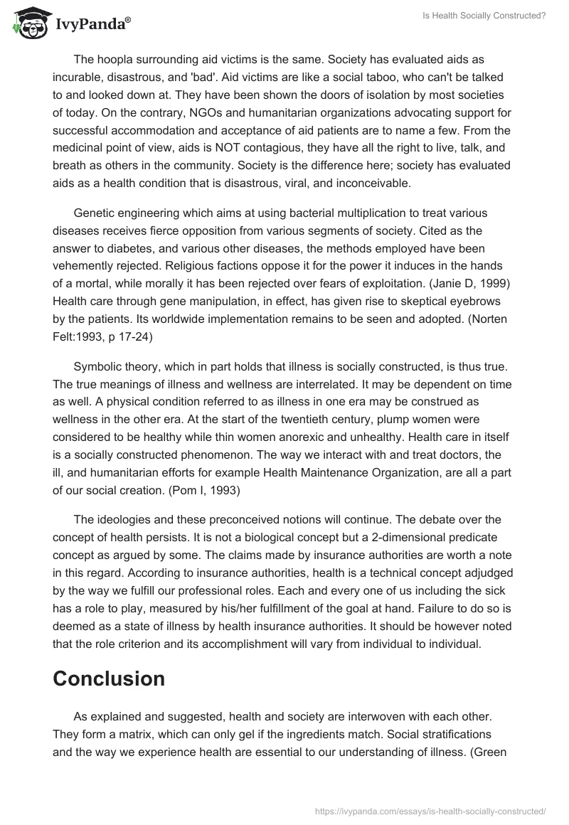 Is Health Socially Constructed?. Page 4