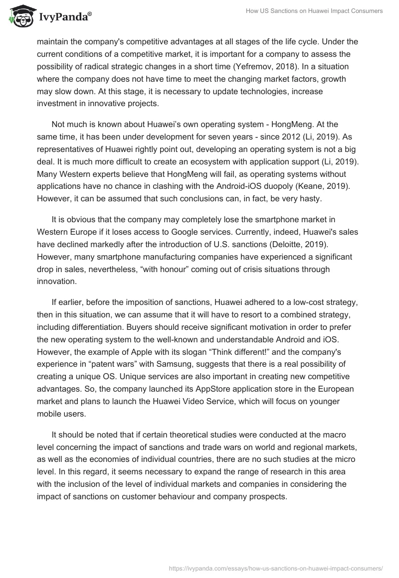 How US Sanctions on Huawei Impact Consumers. Page 5