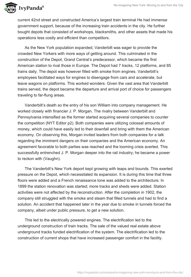 Re-Imagining New York: Moving to and from the City. Page 2