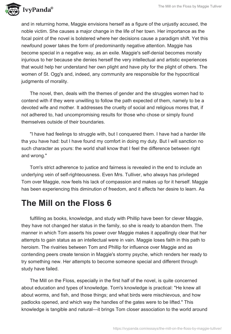 The Mill on the Floss by Maggie Tulliver. Page 4