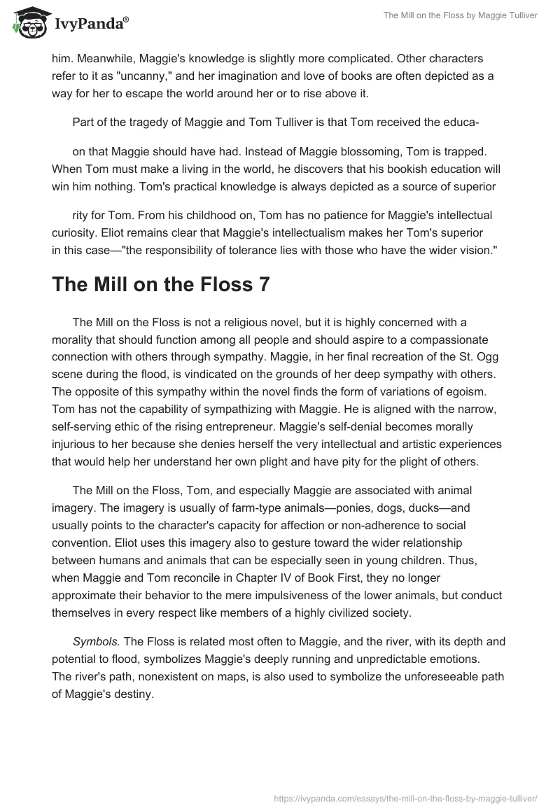 The Mill on the Floss by Maggie Tulliver. Page 5