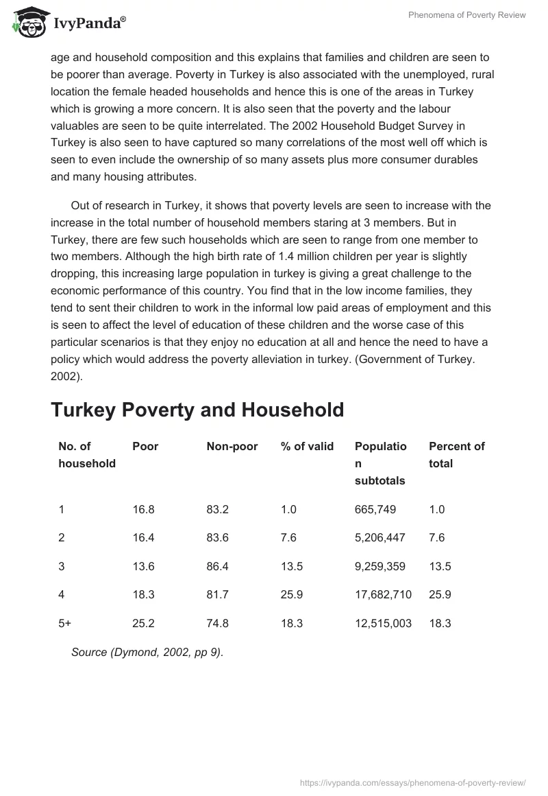Phenomena of Poverty Review. Page 2