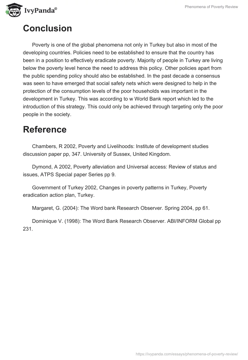 Phenomena of Poverty Review. Page 4