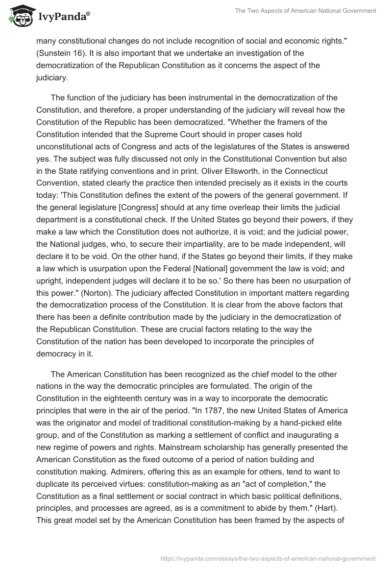 The Two Aspects of American National Government. Page 3