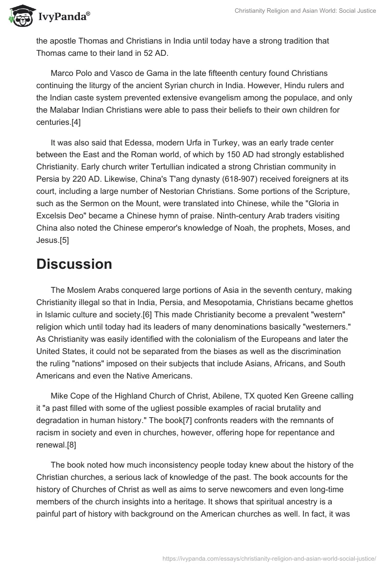 Christianity Religion and Asian World: Social Justice. Page 2