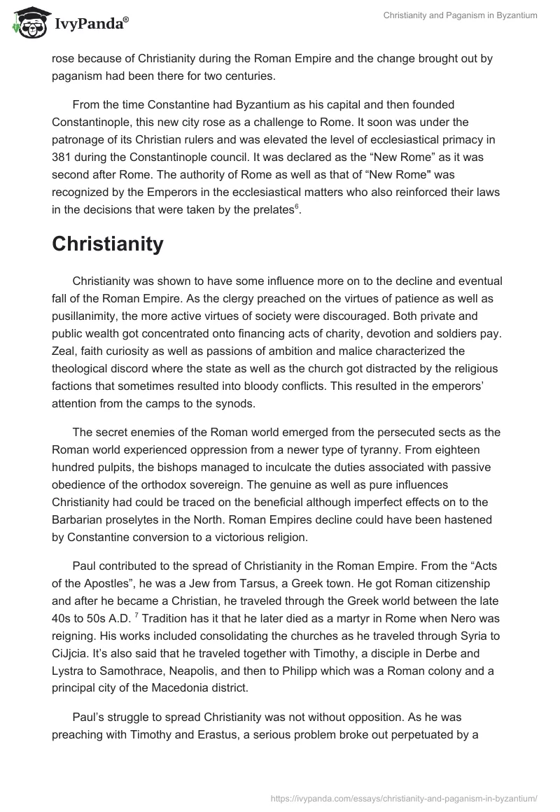 Christianity and Paganism in Byzantium. Page 4