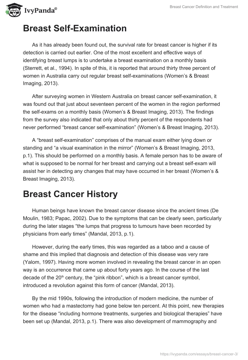 Breast Cancer Definition and Treatment. Page 5