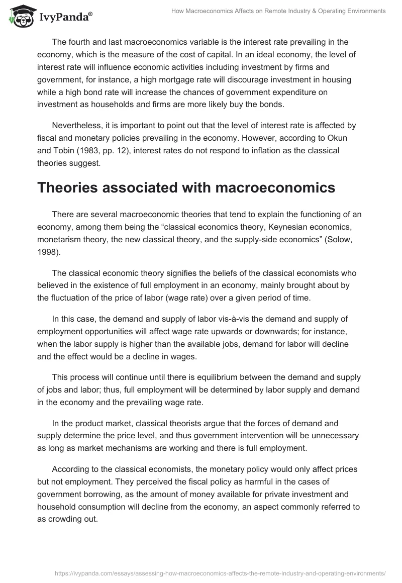 How Macroeconomics Affects on Remote Industry & Operating Environments. Page 3