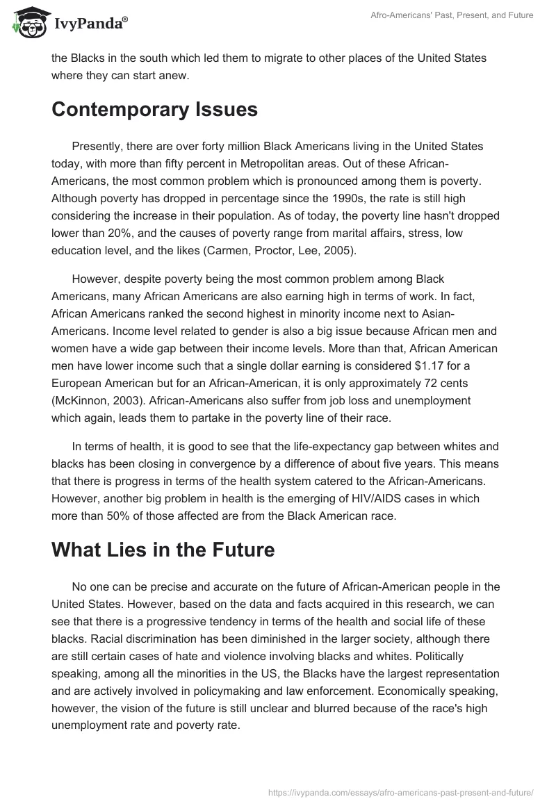 Afro-Americans' Past, Present, and Future. Page 2